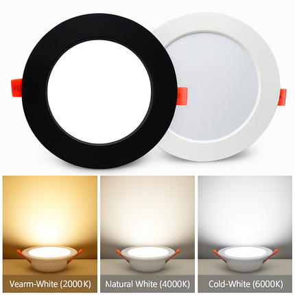 Lot de 10 spots LED encastrables 5W à 18W pour intérieur — LZ4X7J