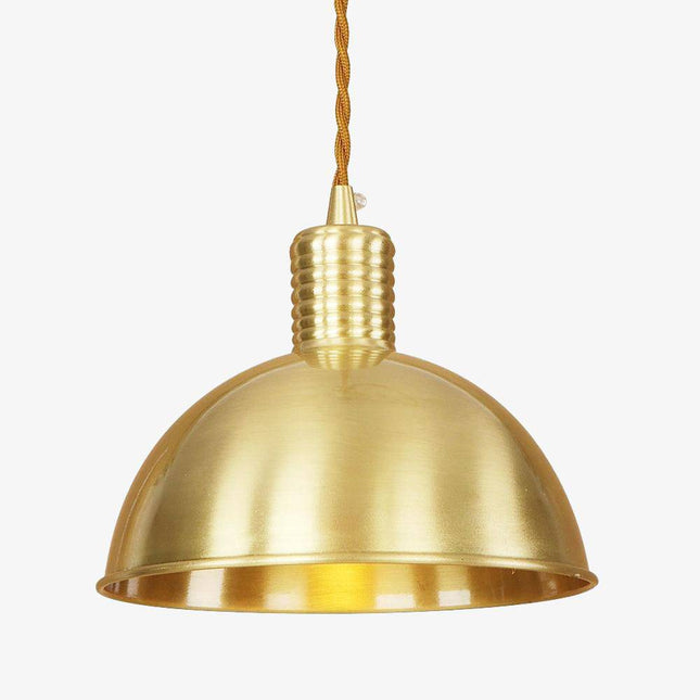 Suspension LED avec abat-jour en métal doré design Novel — LZ4X9T2