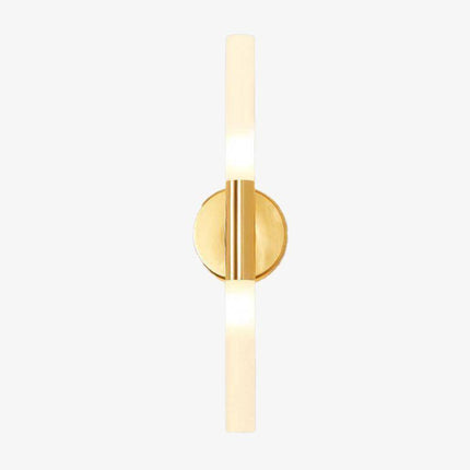 Applique murale LED tube en verre doré design — LZ4X9P