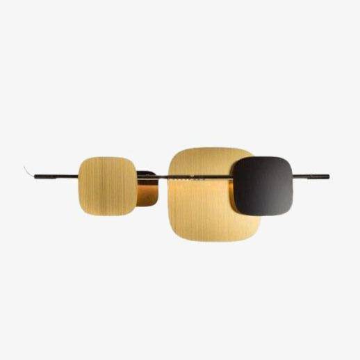 Applique murale LED design en métal avec carrés arrondis style Loft — LZ4Q7N2