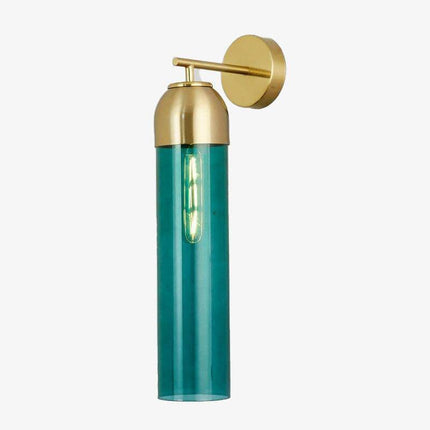 Applique murale LED design cylindre en verre coloré style Loft — LZ4X9P2