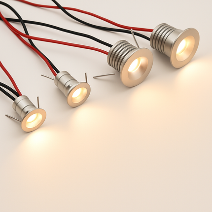 Spot LED dimmable 1W encastrable IP65 pour plafond et meuble — LZ4X9P