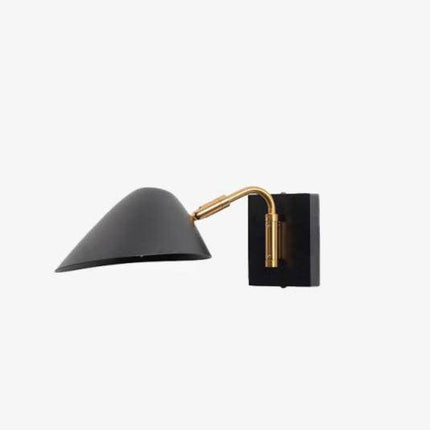 Applique murale LED noire avec abat-jour en métal design — LZ4P9XQ