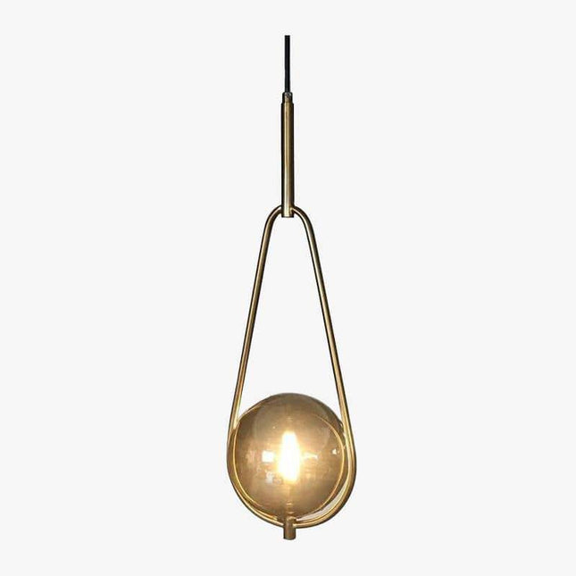 Suspension LED avec boule en verre et métal style Loft — LZ4X9P2