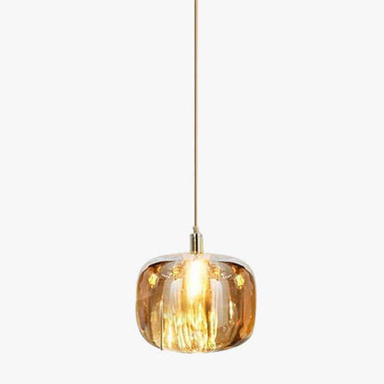Suspension LED en verre coloré design contemporain — LZ7XQ2