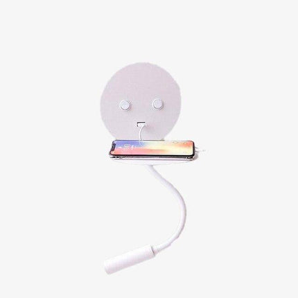 Applique à spot LED ajustable avec tablette et prise USB
