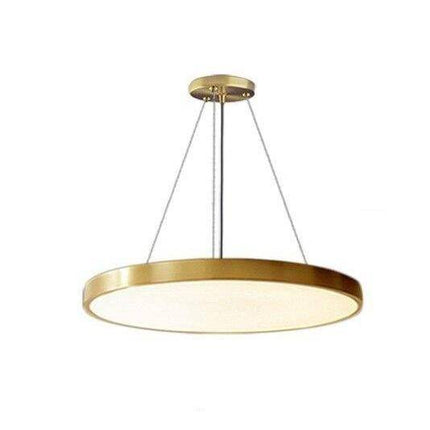 Suspension LED design avec cercle doré et finitions élégantes — LZ4XJ9