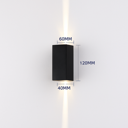 Applique murale LED extérieure 6W-20W à faisceau étroit aluminium étanche — LZ4X9Q