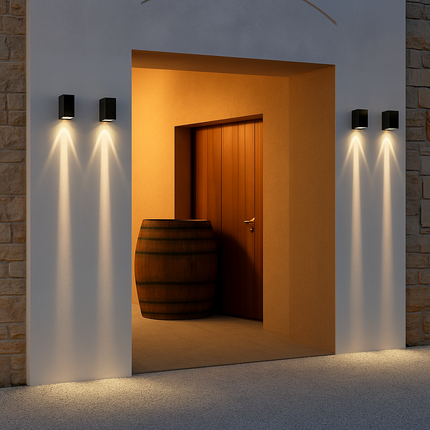 Applique murale LED extérieure 6W-20W à faisceau étroit aluminium étanche — LZ4X9Q