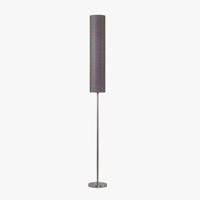 Lampadaire avec abat-jour tubulaire en tissu coloré — LZ4G7N1