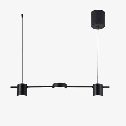 Lustre suspension allongé en métal avec éclairage LED style Luxury — LZ4P7X
