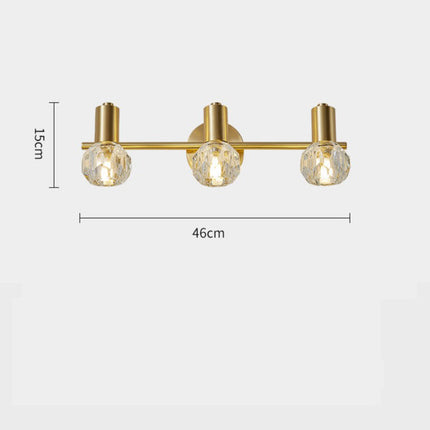 Applique murale LED en cristal doré style luxury Altesse — LZ4Q7N2