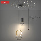 Lampe suspendue à 2 têtes / Blanc chaud