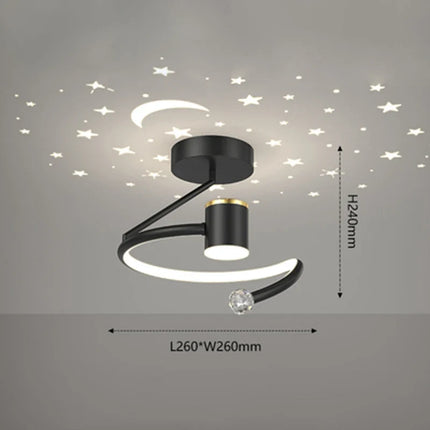 Plafonnier LED moderne pour décoration intérieure et extérieure — LZ7XQ2
