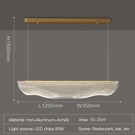 lustre led nordique moderne créatif pour restaurant et bureau