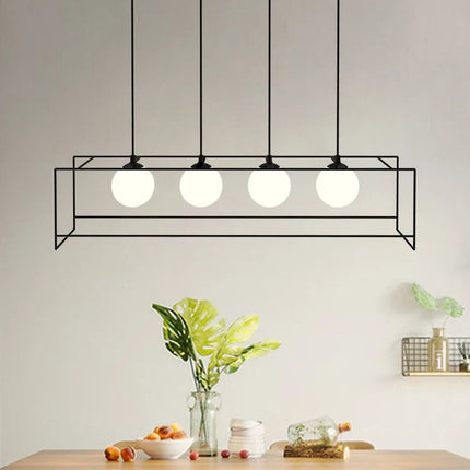 suspension moderne avec câble réglable et ampoule LED