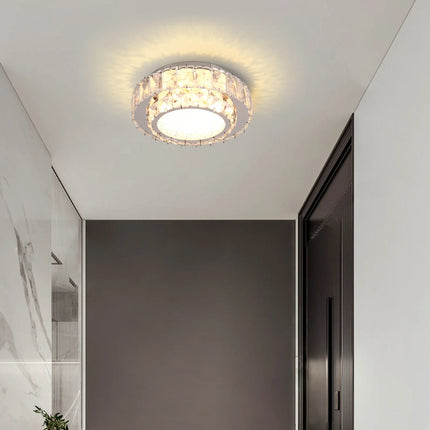 Plafonnier luxe en cristal avec éclairage LED intégré — LZ4X9P
