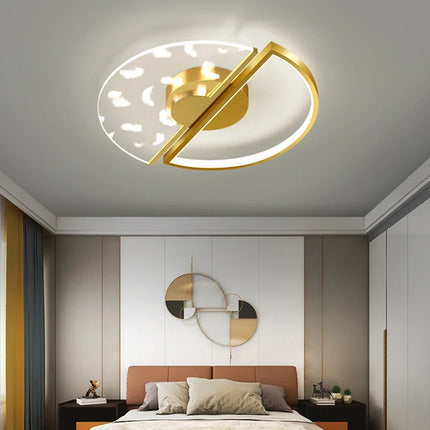 Plafonnier LED moderne à intensité réglable et design original — LZ4X9P7