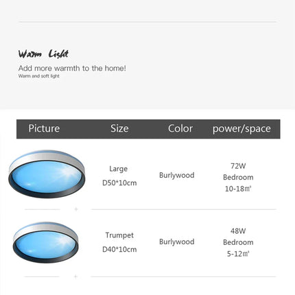 Plafonnier LED intelligent avec télécommande et réglage de luminosité — LZ4X9P