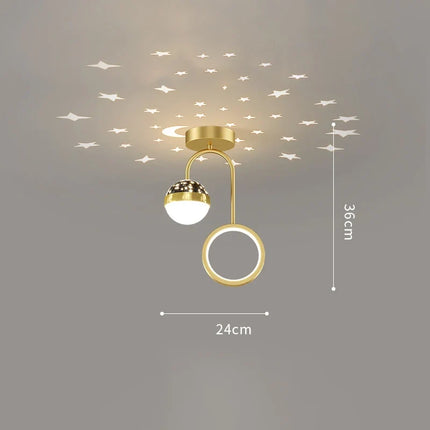 Plafonnier LED moderne pour décoration intérieure et extérieure — LZ7XQ2