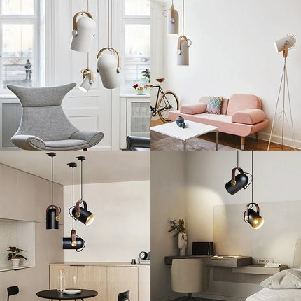 Suspension rotative en métal pour éclairage intérieur salon et salle à manger — LZ4X9M
