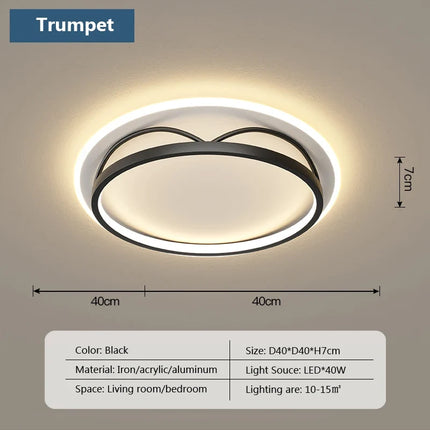 Lustre LED carré pour éclairage décoratif intérieur moderne — LZ4X9T