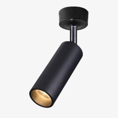 Spot LED cylindrique moderne en aluminium pour rail — LZ4P9XJ