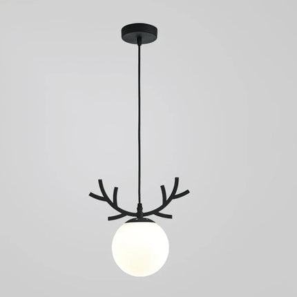Suspension vintage en verre avec finition plaqué or — LZ4X9M2
