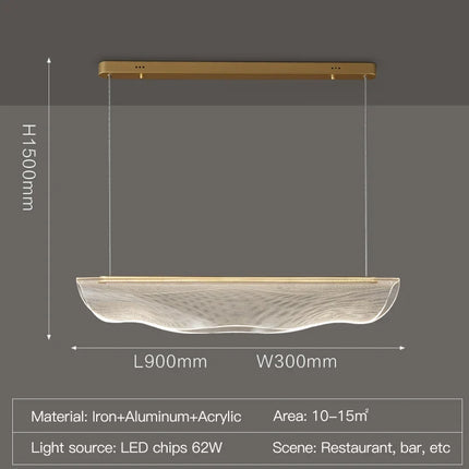 lustre led nordique moderne créatif pour restaurant et bureau