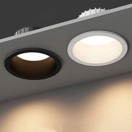 Spot encastré rond LED antireflet pour éclairage intérieur — LZ4X9P