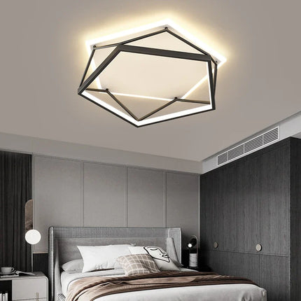 Lustre LED carré pour éclairage décoratif intérieur moderne — LZ4X9T