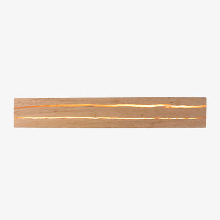Applique murale LED rectangulaire en bois style scandinave — LZ4X9T2