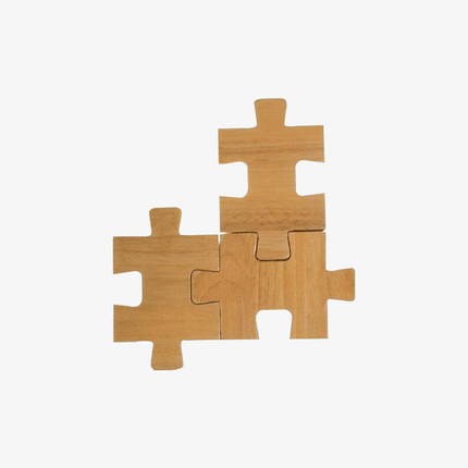 Applique murale en bois design puzzle — LZ4X9T2