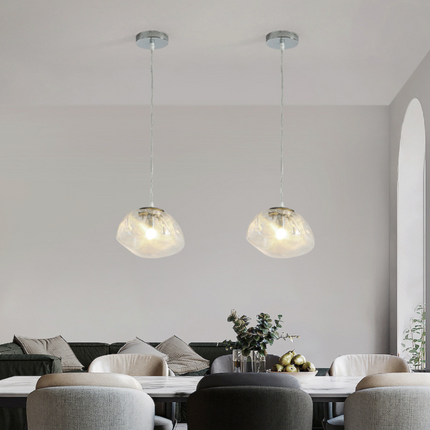 Suspension en verre déformé design Marsden — LZ4X9P