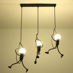 3 lampes - Support barre