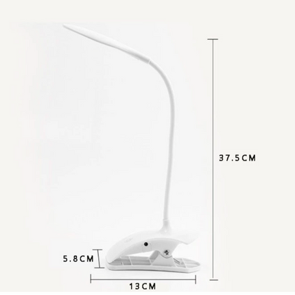Lampe de bureau LED à pince avec éclairage coloré et USB — LZ4X9P2