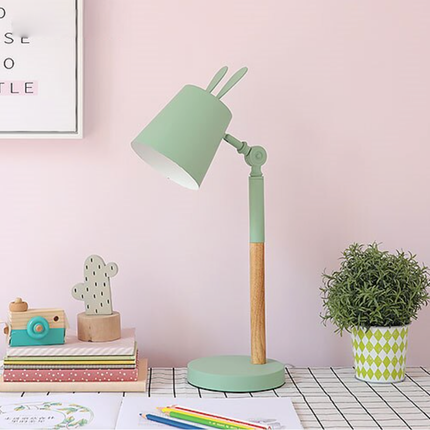Lampe de bureau ou chevet colorée à oreilles de lapin Rabbit