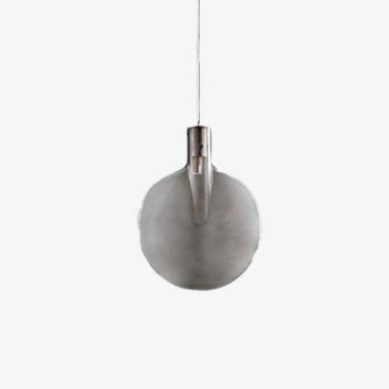 Suspension LED en verre coloré design disque — LZ4P9XQ