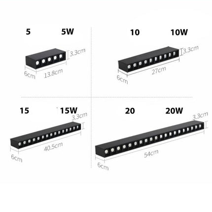 Plafonnier moderne rectangulaire LED incluse Solar