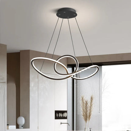 Lustre LED nordique en aluminium au design post-moderne — LZ4X9P