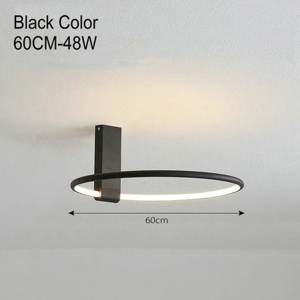 Plafonnier LED rond design scandinave en métal et aluminium — LZ4P9XJ