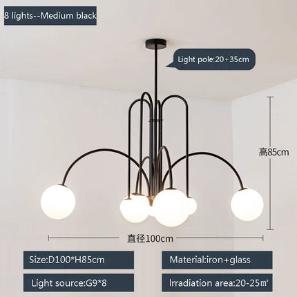 Suspension design postmoderne pour intérieur élégant — LZ4X9Q