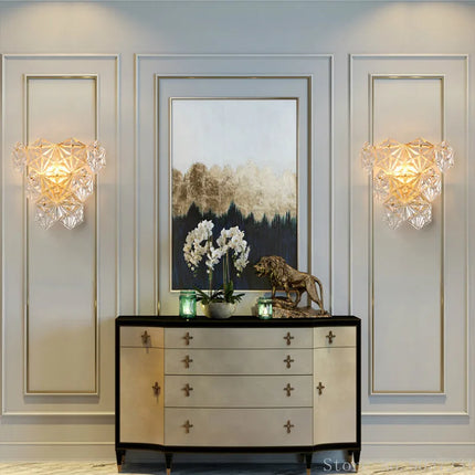Applique murale décorative en cristal style post-moderne — LZ4G7XQ