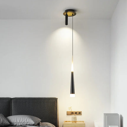 Suspension LED moderne avec câble long design épuré — LZ4X9T
