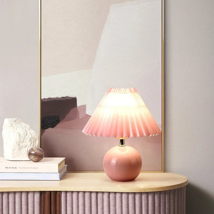 Lampe de chevet en céramique moderne pour bureau et veilleuse créative — LZ4X9P2