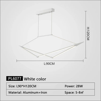 Suspension LED dimmable pour éclairage moderne et élégant — LZ4X9P7Q
