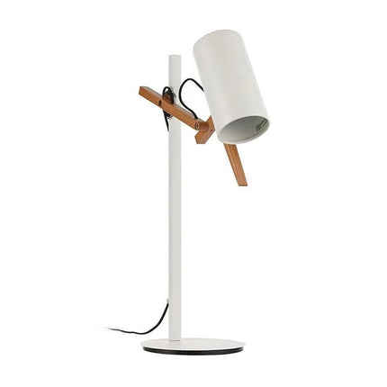 Lampe de bureau japonaise en bois naturel Aswan — LZ4X9T2