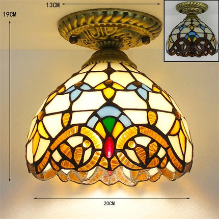 Plafonnier LED moderne en verre avec ampoule 7W E27 — LZ4X9Q2