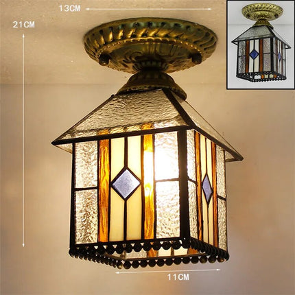 Plafonnier LED moderne en verre avec ampoule 7W E27 — LZ4X9Q2