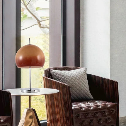 Lampadaire nordique avec abat-jour champignon rétro contemporain — LZ4F9X2
